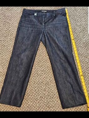 Express Editor Women’s Dark Indigo Straight Leg Jeans